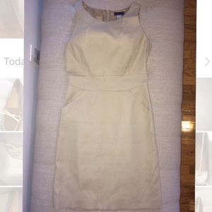 JCrew beige boucle dress